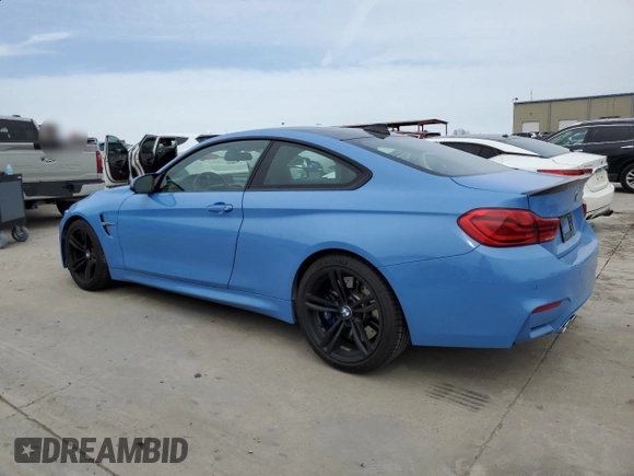 2018 BMW M4 z VIN WBS4Y9C5XJAC86825, wystawiony jako Copart lot #46914075 z przebiegiem 80 257 mil mil oraz Szkoda całkowita • Salvage title. Historia ofert i sprzedaży dostępna na DreamBid. Obrazek 2.