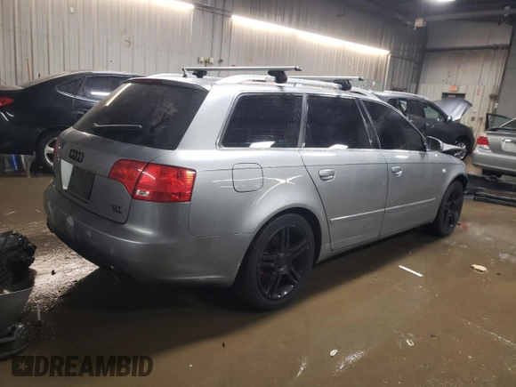 2007 Audi A4 2.0T with VIN WAUKF78E47A100636, listed as a Copart auction lot 41652025 with 141,770 mi miles and Salvage title. Bid and sale history available at DreamBid. Image 3.