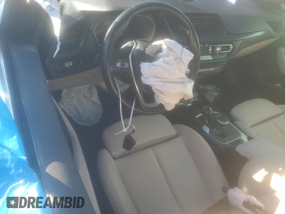 2021 BMW 2 Series 228i xDrive with VIN WBA73AK01M7H21918, listed as a Copart auction lot 48742195 with 30,674 mi miles and Salvage Title. Bid and sale history available at DreamBid. Image 8.