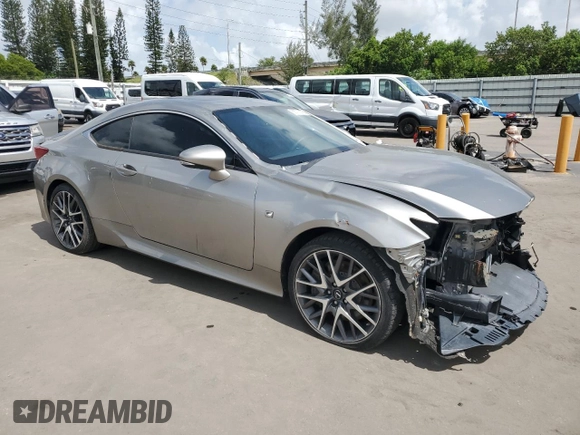 2015 Lexus RC 350 F Sport с VIN JTHHE5BC7F5001830, выставлен на аукционе Copart как лот 65713005 с пробегом 8 716 миль миль и Списание • Salvage title. История ставок и продаж доступна на DreamBid. Изображение 4.