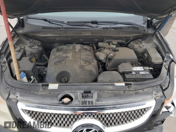 2011 Hyundai Veracruz Limited with VIN KM8NU4CC9BU176799, listed as a Copart auction lot 46308045 with 116,775 mi miles and Salvage title. Bid and sale history available at DreamBid. Image 12.