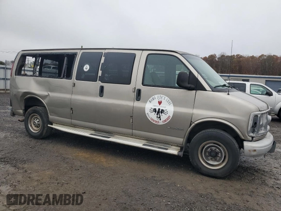 2001 Chevrolet Express z VIN 1GAHG39R011123173, wystawiony jako Copart lot #81232074 z przebiegiem 109 829 mil mil oraz Szkoda całkowita • Salvage title. Historia ofert i sprzedaży dostępna na DreamBid. Obrazek 4.