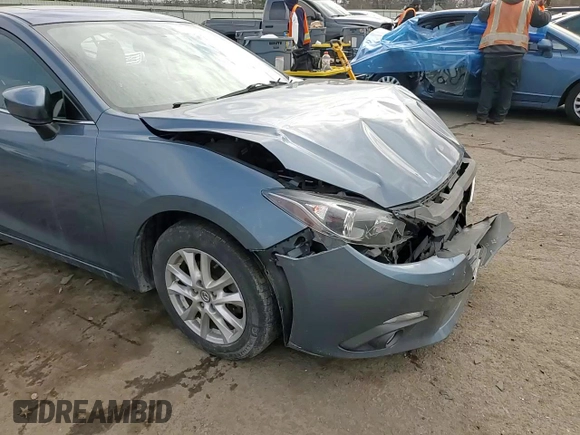 2015 Mazda 3 i Grand Touring with VIN 3MZBM1W73FM226964, listed as a Copart auction lot 47776265 with 96,328 mi miles and Salvage Title. Bid and sale history available at DreamBid. Image 10.
