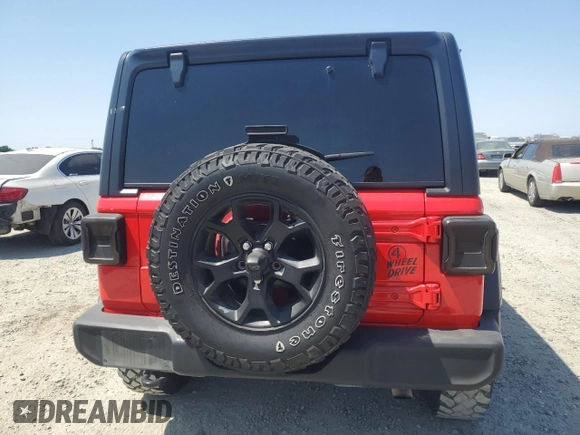 2021 Jeep Wrangler Unlimited Freedom with VIN 1C4HJXDN1MW528776, listed as a Copart auction lot 59585475 with 97,122 mi miles and Clean title. Bid and sale history available at DreamBid. Image 6.