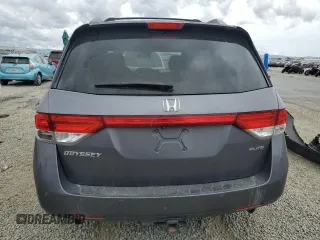 2015 Honda Odyssey Touring Elite with VIN 5FNRL5H95FB058873, listed as a Copart auction lot 53744295 with 139,856 mi miles and Salvage title. Bid and sale history available at DreamBid. Image 6.