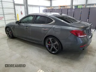 2019 Genesis G70 Advanced with VIN KMTG34LE9KU021057, listed as a Copart auction lot 52218325 with 55,991 mi miles and Clean Title. Bid and sale history available at DreamBid. Image 2.