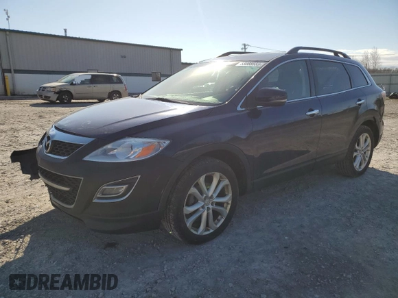 2012 Mazda CX-9 Grand Touring with VIN JM3TB3DV7C0350249, listed as a Copart auction lot 53088555 with 184,240 mi miles and Salvage Title. Bid and sale history available at carsss.com. Image 1.