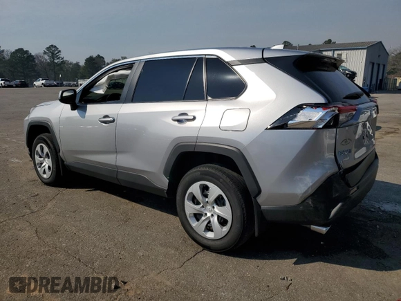 2024 Toyota RAV4 LE with VIN 2T3K1RFV1RC284617, listed as a Copart auction lot 46252955 with 27,881 mi miles and Salvage Title. Bid and sale history available at carsss.com. Image 2.
