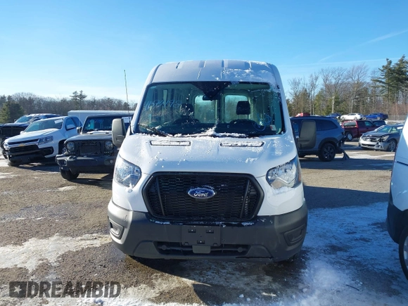 2023 Ford Transit Cargo with VIN 1FTBR1C84PKB27872, listed as a IAAI auction lot 41025498 with 6,710 mi miles and . Bid and sale history available at DreamBid. Image 12.