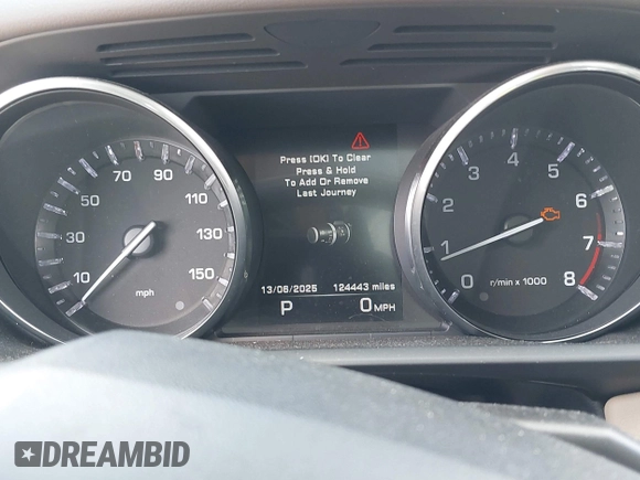 2015 Land Rover Range Rover Sport HSE with VIN SALWR2VF9FA623654, listed as a IAAI auction lot 42512185 with 124,443 mi miles and . Bid and sale history available at DreamBid. Image 7.