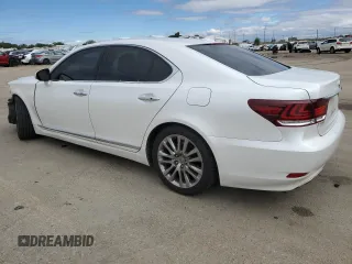 2017 Lexus LS with VIN JTHBL5EF3H5145752, listed as a Copart auction lot 55567714 with 55,549 mi miles and Salvage Title. Bid and sale history available at carsss.com. Image 2.