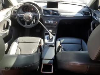 2018 Audi Q3 Premium with VIN WA1ECCFS0JR017413, listed as a Copart auction lot 62832335 with 112,795 mi miles and Salvage title. Bid and sale history available at DreamBid. Image 8.