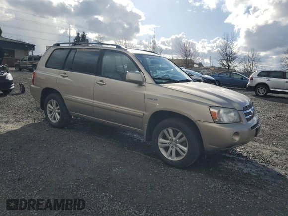 2006 Toyota Highlander z VIN JTEEW21A360021341, wystawiony jako Copart lot #48822235 z przebiegiem 279 363 mil mil oraz Czysty tytuł • Clean title. Historia ofert i sprzedaży dostępna na DreamBid. Obrazek 4.