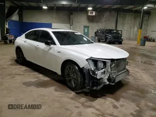 2021 Acura TLX w/A-Spec Package with VIN 19UUB5F5XMA015666, listed as a Copart auction lot 47627495 with 0 mi miles and Salvage Title. Bid and sale history available at carsss.com. Image 13.