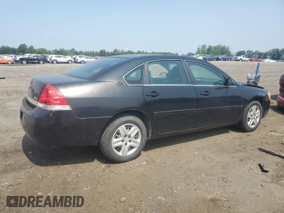 2008 Chevrolet Impala LS with VIN 2G1WB58KX89206766, listed as a Copart auction lot 60416895 with 189,415 mi miles and Salvage title. Bid and sale history available at DreamBid. Image 3.