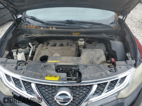 2013 Nissan Murano SV with VIN JN8AZ1MW2DW304176, listed as a Copart auction lot 55404115 with 159,789 mi miles and Clean Title. Bid and sale history available at DreamBid. Image 12.