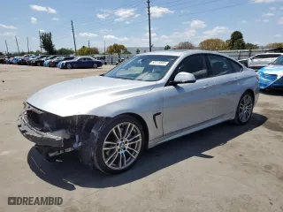 2017 BMW 4 Series 430i with VIN WBA4F7C52HG438227, listed as a Copart auction lot 52715085 with 87,686 mi miles and Salvage Title. Bid and sale history available at carsss.com. Image 1.