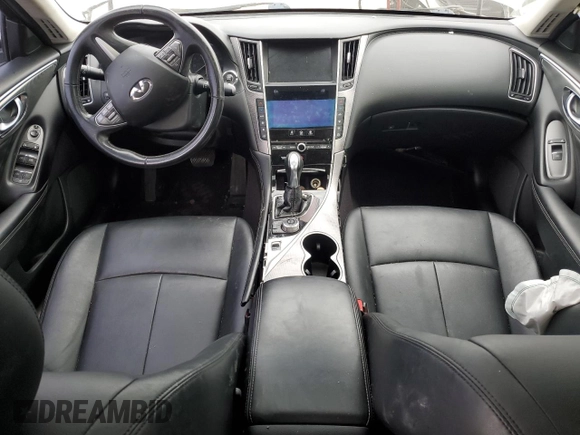 2017 Infiniti Q50 3.0t Sport with VIN JN1EV7AR4HM841419, listed as a Copart auction lot 85579134 with 101,216 mi miles and Salvage Title. Bid and sale history available at carsss.com. Image 8.