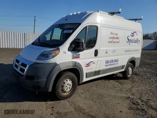 2018 Ram ProMaster Cargo Van with VIN 3C6TRVCG9JE112241, listed as a Copart auction lot 41960555 with 83,506 mi miles and Salvage Title. Bid and sale history available at carsss.com. Image 1.