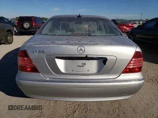 2003 Mercedes-Benz S-Class 4.3L with VIN WDBNG70J53A317465, listed as a Copart auction lot 81832784 with 0 mi miles and Clean Title. Bid and sale history available at carsss.com. Image 6.