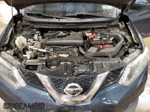 2016 Nissan Rogue SV with VIN 5N1AT2MV4GC868813, listed as a Copart auction lot 50340165 with 166,906 mi miles and Salvage Title. Bid and sale history available at DreamBid. Image 12.
