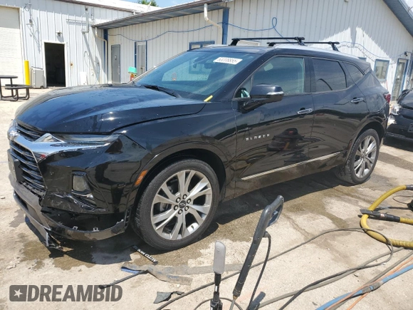 2020 Chevrolet Blazer Premier z VIN 3GNKBFRS9LS728480, wystawiony jako Copart lot #63208855 z przebiegiem 80 622 mil mil oraz Szkoda całkowita • Salvage title. Historia ofert i sprzedaży dostępna na DreamBid. Obrazek 1.