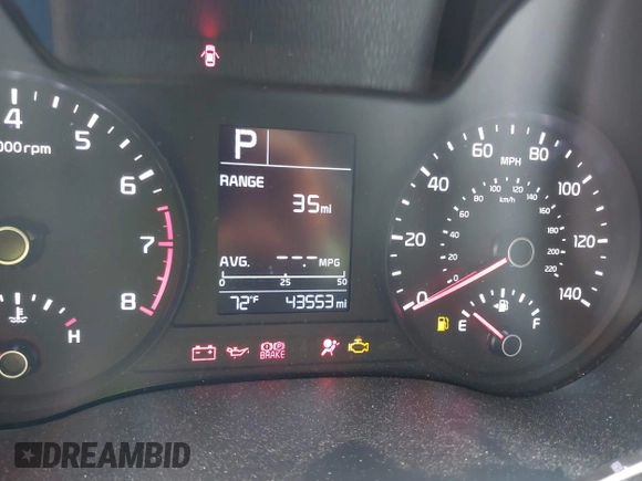 2020 Kia Rio LX with VIN 3KPA24AD4LE258976, listed as a IAAI auction lot 42072327 with 43,553 mi miles and . Bid and sale history available at DreamBid. Image 16.