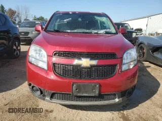 2012 Chevrolet Orlando 1LT z VIN KL77P2EMXCK614979, wystawiony jako Copart lot #70815394 z przebiegiem 187 640 mil mil oraz Tytuł czysty. Historia ofert i sprzedaży dostępna na DreamBid. Obrazek 5.