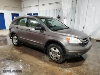 2010 Honda CR-V LX with VIN 5J6RE4H34AL067032, listed as a Copart auction lot 42517055 with 117,593 mi miles and Salvage Title. Bid and sale history available at carsss.com. Image 4.