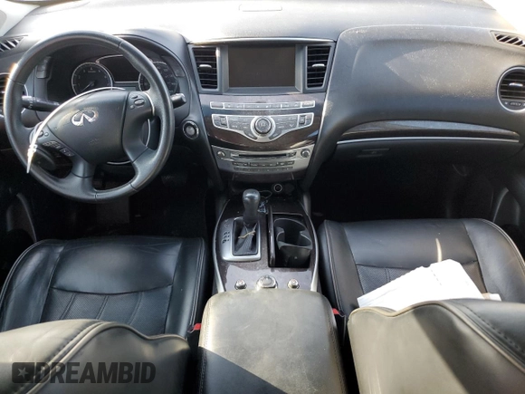 2013 Infiniti JX35 with VIN 5N1AL0MM3DC321135, listed as a Copart auction lot 75386164 with 0 mi miles and Non Repairable. Bid and sale history available at carsss.com. Image 8.