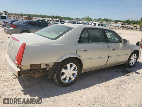2007 Cadillac DTS Luxury I with VIN 1G6KD57Y47U152746, listed as a Copart auction lot 51317735 with 67,252 mi miles and Salvage Title. Bid and sale history available at DreamBid. Image 3.