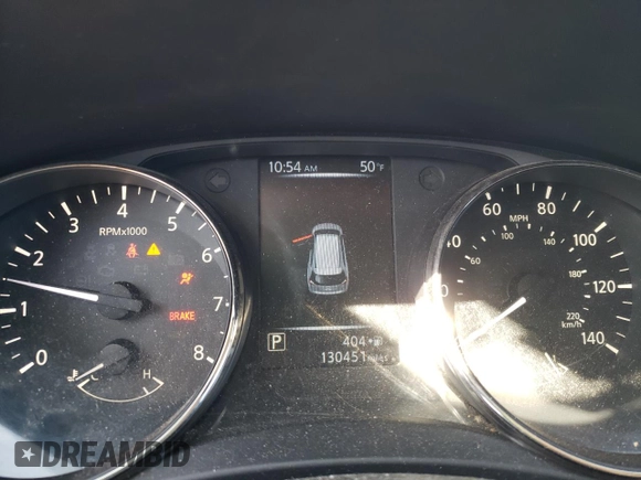 2017 Nissan Rogue S with VIN KNMAT2MT7HP550018, listed as a Copart auction lot 53234855 with 130,451 mi miles and Salvage Title. Bid and sale history available at DreamBid. Image 9.