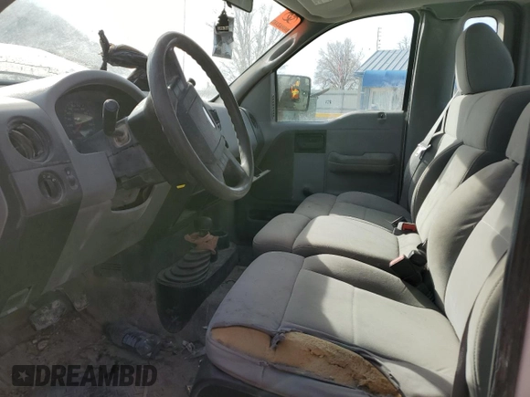 2008 Ford F-150 XL with VIN 1FTRF14V58KC36595, listed as a Copart auction lot 50001495 with 0 mi miles and Salvage Title. Bid and sale history available at carsss.com. Image 7.