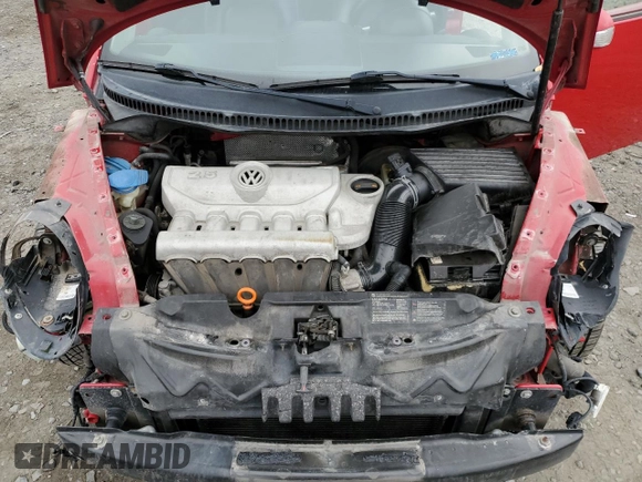 2008 Volkswagen New Beetle Coupe S with VIN 3VWRW31C58M525710, listed as a Copart auction lot 78014914 with 184,458 mi miles and Salvage Title. Bid and sale history available at carsss.com. Image 11.