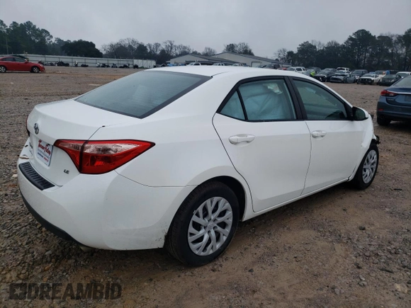 2019 Toyota Corolla L with VIN 5YFBURHE8KP877250, listed as a Copart auction lot 46401935 with 123,783 mi miles and Salvage Title. Bid and sale history available at DreamBid. Image 3.