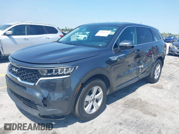 2023 Kia Sorento LX with VIN 5XYRG4LC4PG218835, listed as a IAAI auction lot 42048732 with 25,143 mi miles and . Bid and sale history available at DreamBid. Image 17.