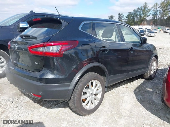 2022 Nissan Rogue Sport S with VIN JN1BJ1AW1NW681243, listed as a IAAI auction lot 41597454 with 52,418 mi miles. Bid and sale history available at carsss.com. Image 4.