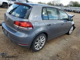2013 Volkswagen Golf TDI w/Sunroof & Nav with VIN WVWNM7AJ0DW125559, listed as a Copart auction lot 50438254 with 73,133 mi miles and Salvage Title. Bid and sale history available at carsss.com. Image 3.