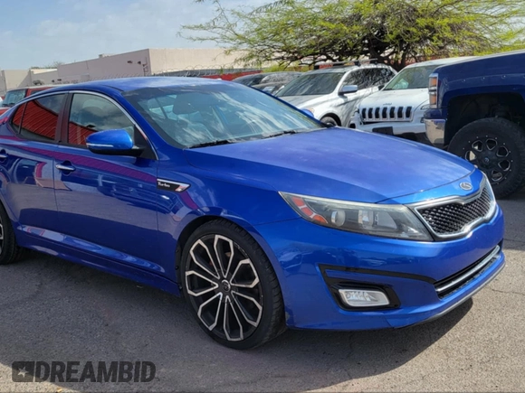 2014 Kia Optima SXL Turbo with VIN 5XXGR4A61EG286117, listed as a IAAI auction lot 42139134 with 149,594 mi miles and . Bid and sale history available at DreamBid. Image 1.