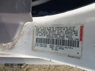 2000 Toyota Celica GTS with VIN JTDDY32T7Y0031955, listed as a IAAI auction lot 41911198 with Not Provided miles and . Bid and sale history available at DreamBid. Image 9.