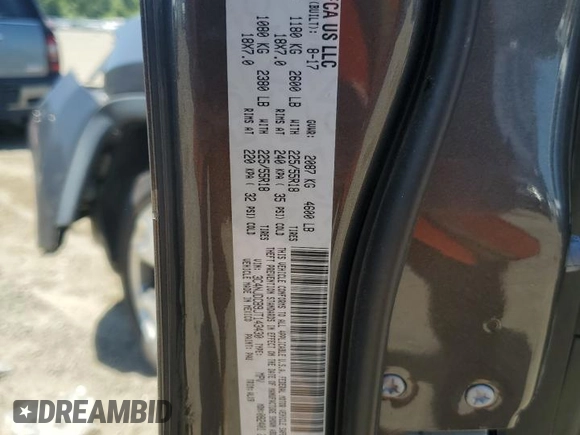 2018 Jeep Compass Limited z VIN 3C4NJDCB9JT143430, wystawiony jako Copart lot #60709655 z przebiegiem 87 539 mil mil oraz Szkoda całkowita • Salvage title. Historia ofert i sprzedaży dostępna na DreamBid. Obrazek 13.