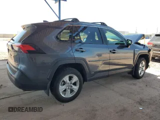 2019 Toyota RAV4 Hybrid LE with VIN JTMLWRFV9KD042648, listed as a Copart auction lot 63061855 with 33,022 mi miles and Salvage title. Bid and sale history available at DreamBid. Image 3.