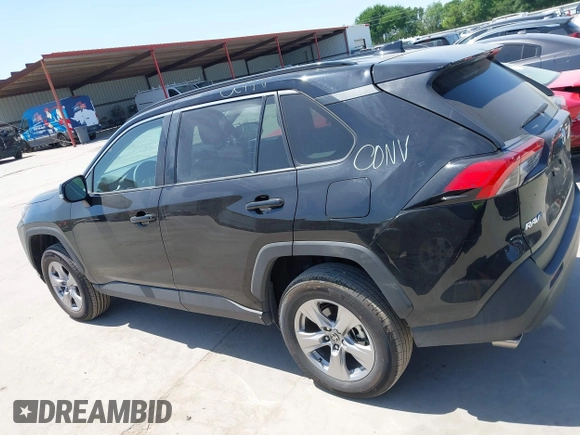2025 Toyota RAV4 XLE with VIN 2T3W1RFV9SW373129, listed as a IAAI auction lot 42004132 with 5,935 mi miles. Bid and sale history available at carsss.com. Image 14.