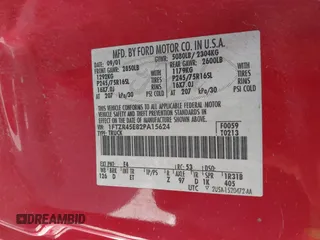 2002 Ford Ranger XL Fleet with VIN 1FTZR45E82PA15624, listed as a IAAI auction lot 41867220 with 207,603 mi miles. Bid and sale history available at carsss.com. Image 9.