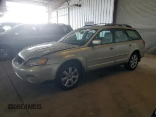 2006 Subaru Legacy Outback Limited with VIN 4S4BP62CX67347183, listed as a Copart auction lot 63530605 with 104,825 mi miles and Salvage title. Bid and sale history available at DreamBid. Image 1.