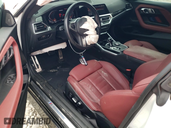 2022 BMW 2 Series M240i xDrive with VIN 3MW53CM06N8C78548, listed as a Copart auction lot 72563094 with 30,129 mi miles and Salvage Title. Bid and sale history available at carsss.com. Image 8.