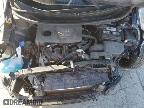 2016 Kia Rio LX with VIN KNADM4A38G6590765, listed as a Copart auction lot 86292164 with 102,741 mi miles and Salvage Title. Bid and sale history available at carsss.com. Image 11.