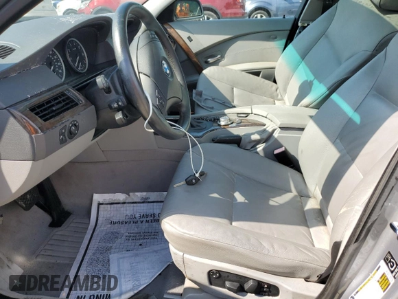 2005 BMW 5 Series 530i with VIN WBANA73555CR60078, listed as a Copart auction lot 61430145 with 87,725 mi miles and Clean title. Bid and sale history available at DreamBid. Image 7.