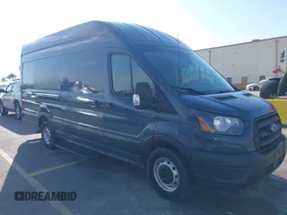 2020 Ford Transit Cargo with VIN 1FTBR3X85LKB04164, listed as a IAAI auction lot 41757122 with 101,038 mi miles. Bid and sale history available at carsss.com. Image 1.