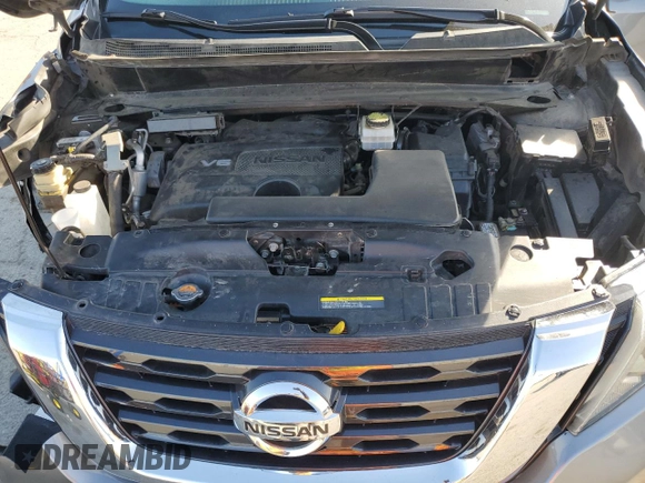2018 Nissan Pathfinder SL with VIN 5N1DR2MN1JC674713, listed as a Copart auction lot 45764535 with 88,010 mi miles and Salvage Title. Bid and sale history available at carsss.com. Image 12.